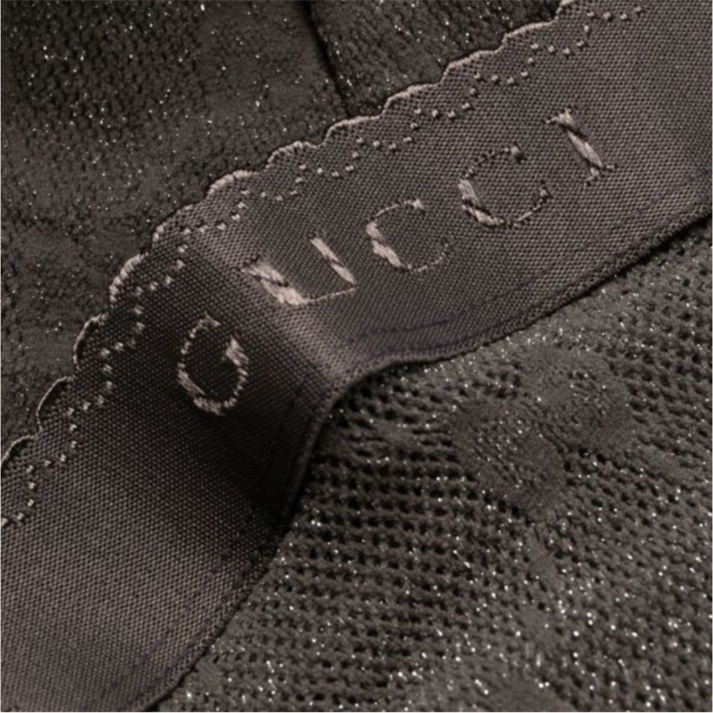 💯🆕Authentic NWT GUCCI Supreme Logo Tights with Shimmer - Picture 4 of 9